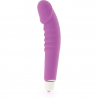 DOLCE VITA  REALISTIC  PLEASURE VIBRADOR SILICONA LILA