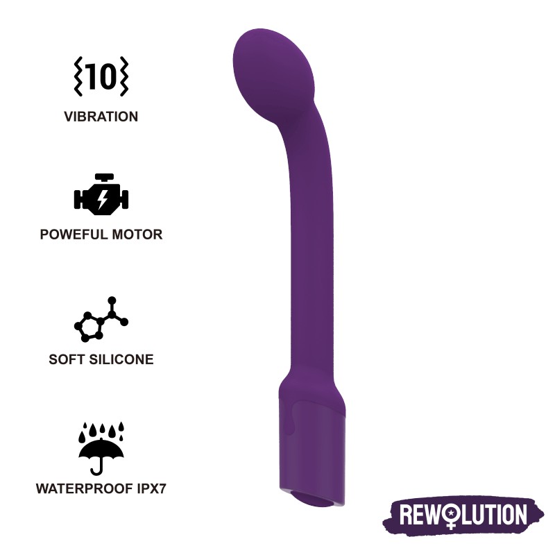 REWOLUTION REWOFLEX VIBRADOR ESTIMULADOR PUNTO G FLEXIBLE