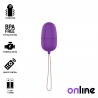 ONLINE HUEVO VIBRADOR CONTROL REMOTO L - ROSA