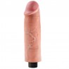 DILDO VIBRADOR KING COCK 25.5 CM NATURAL