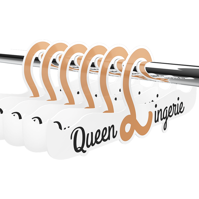 QUEEN LINGERIE - PERCHA PARA LENCERIA 27.5 CM (1 Unidad)