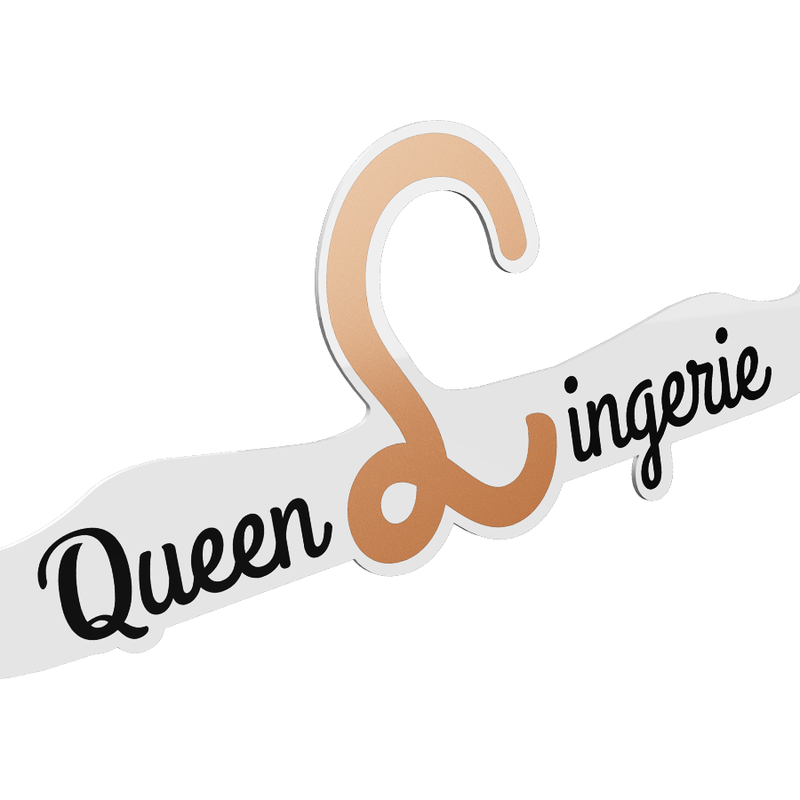 QUEEN LINGERIE - PERCHA PARA LENCERIA 27.5 CM (1 Unidad)