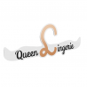 QUEEN LINGERIE - PERCHA PARA LENCERIA 27.5 CM (1 Unidad)