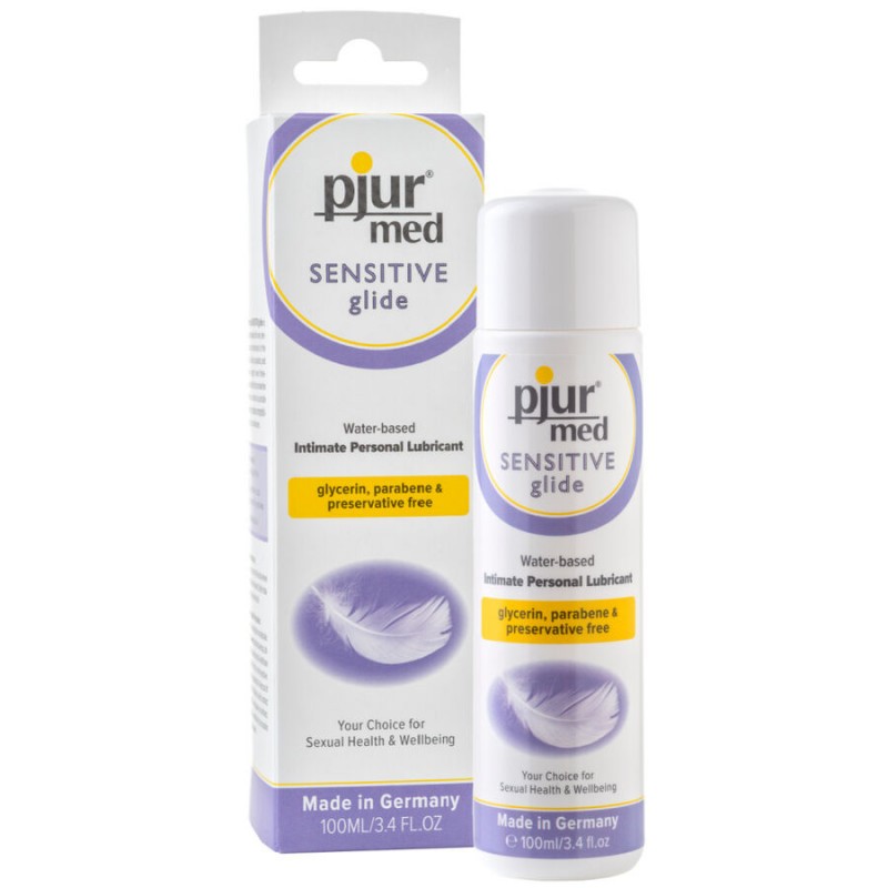 PJUR MED SENSITIVE GLIDE LUBRICANTE Base de agua 100 ML