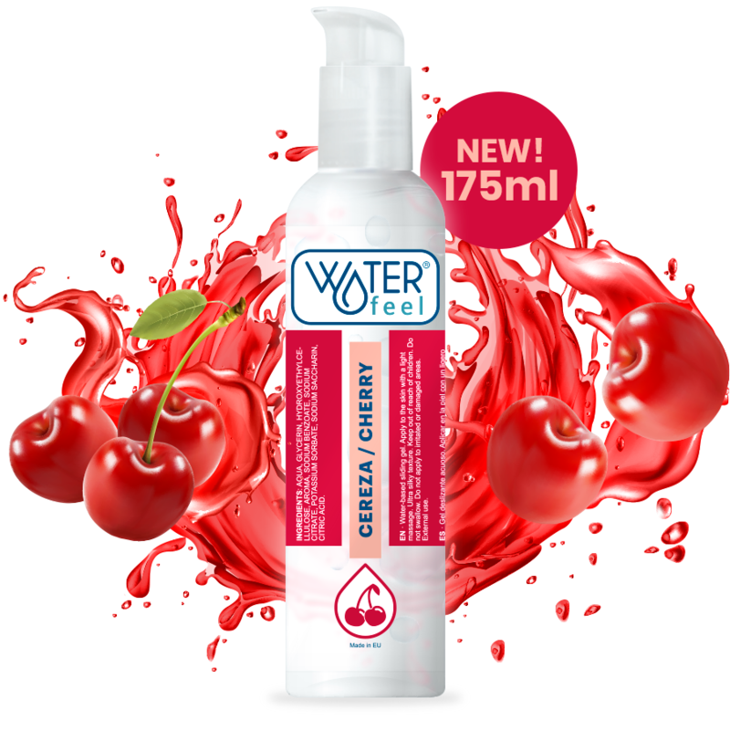 WATERFEEL LUBRICANTE CEREZA 175 ML - ES EN IT NL FR DE