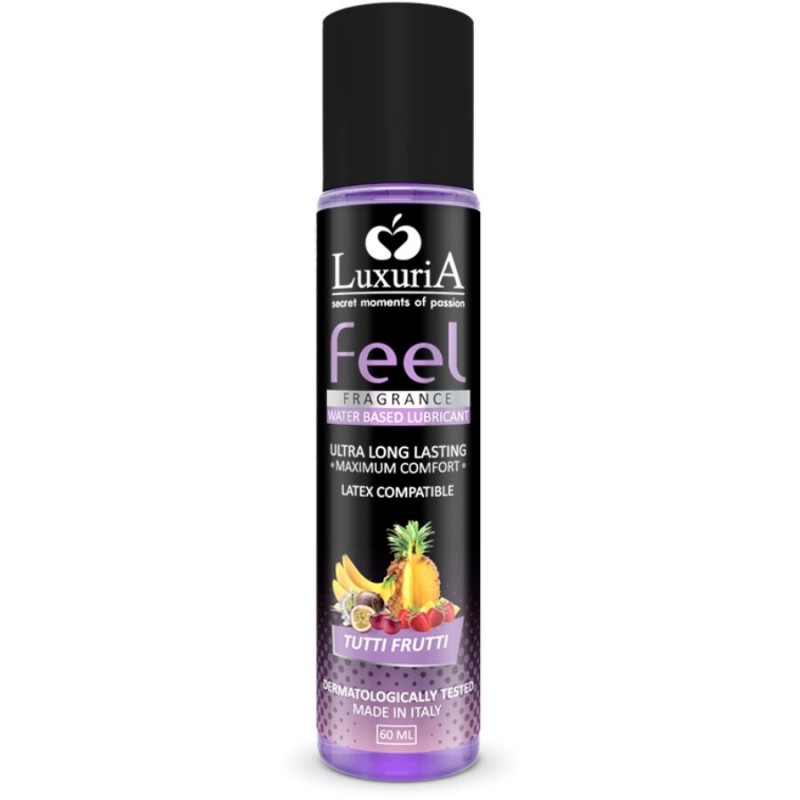 LUXURIA FEEL LUBRICANTE BASE TUTTI FRUTI 60 ML