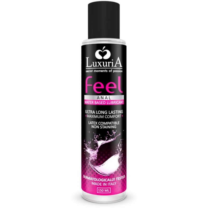 LUXURIA FEEL LUBRICANTE BASE AGUA ANAL 150 ML