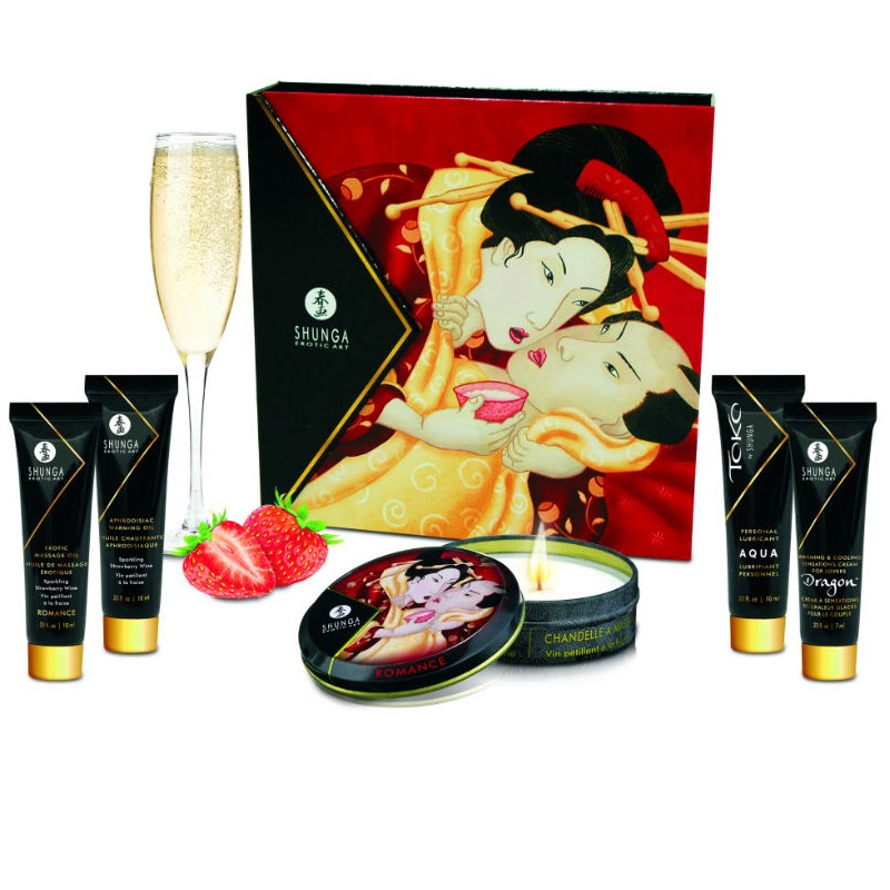 KIT SECRET GEISHA FRESAS Y CAVA