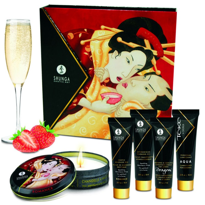 KIT SECRET GEISHA FRESAS Y CAVA