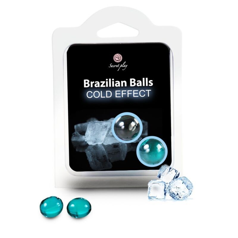 SECRETPLAY BRAZILIAN BALLS EFECTO FRIO 2 UNIDADES