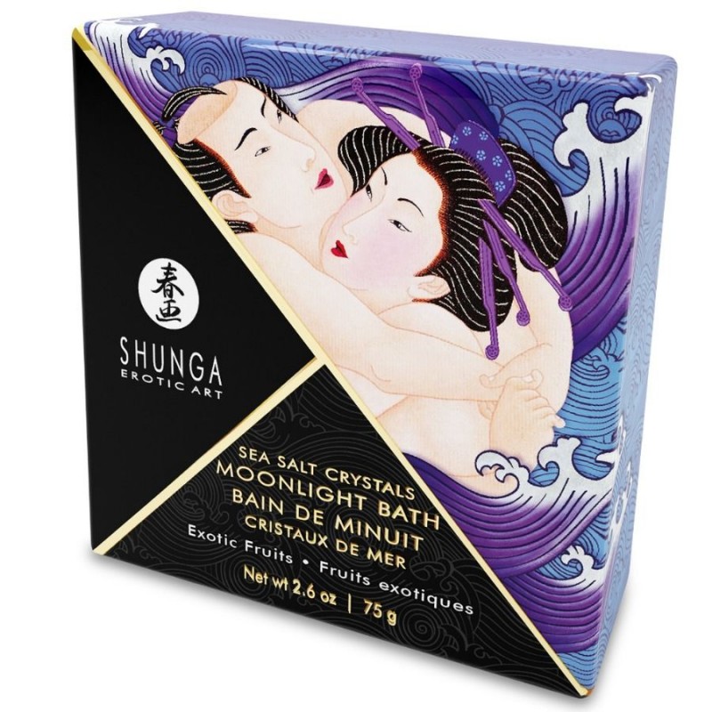 SHUNGA SALES DE BAÑO AROMATIZADAS EXOTIC PURPLE  75GR