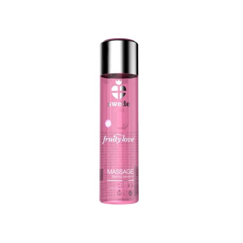 SWEDE FRUITY LOVE ACEITE EFECTO CALOR FRESAS CON CHAMPAGNE 60 ML