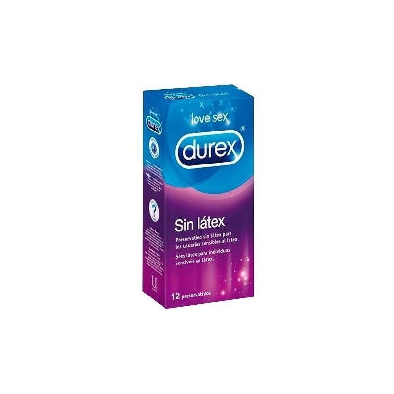 DUREX - PRESERVATIVOS SIN LATEX 12 UNIDADES