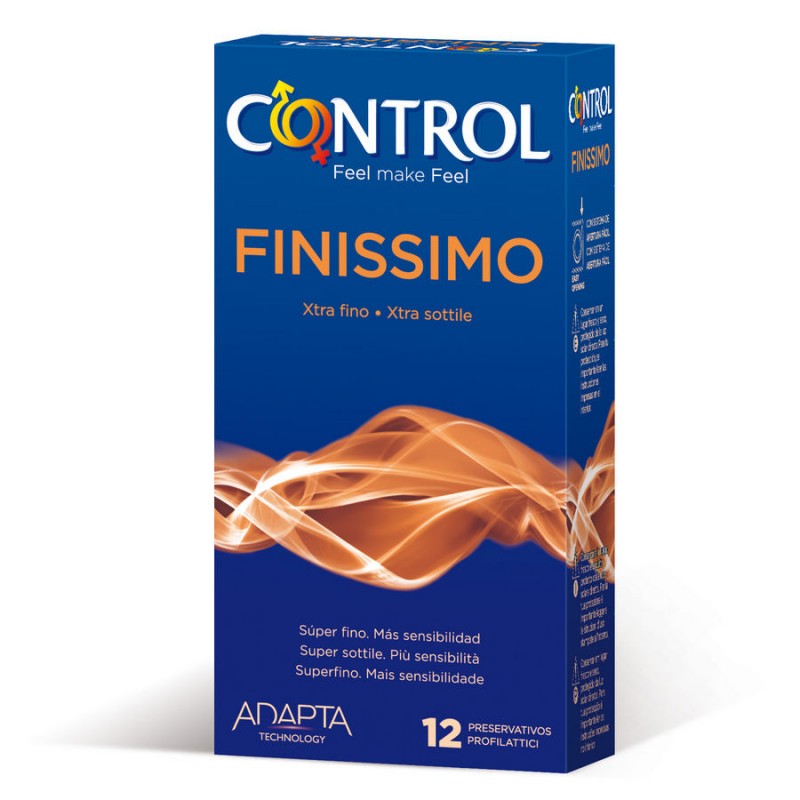 CONTROL FINISSIMO PRESERVATIVOS 12 UNIDADES