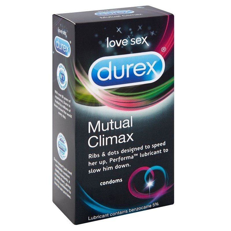 DUREX CLIMAX MUTUO 12 UDS