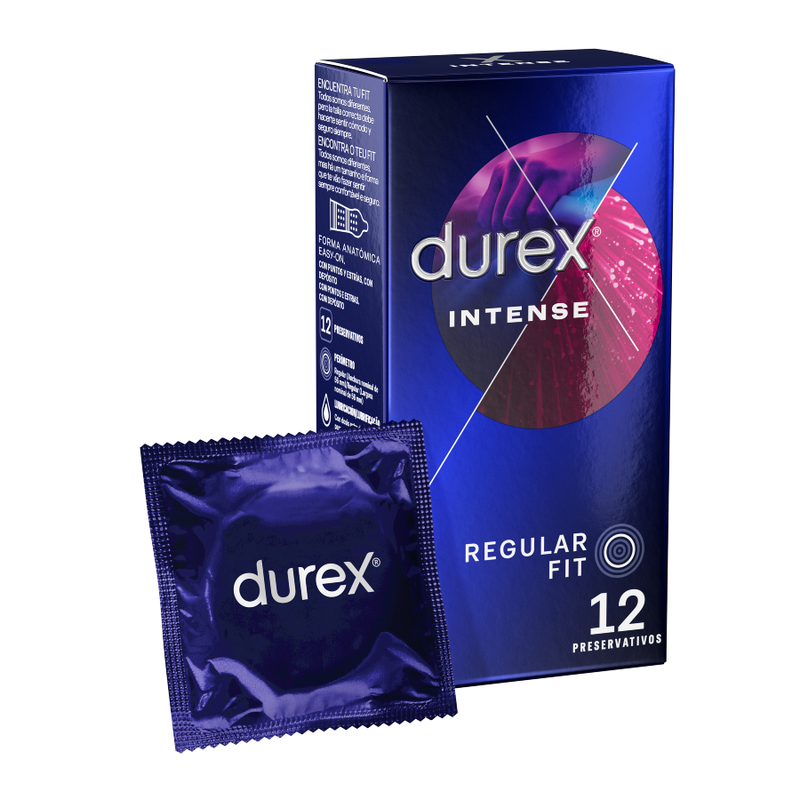 DUREX - INTENSE ORGASMIC 12 UNIDADES