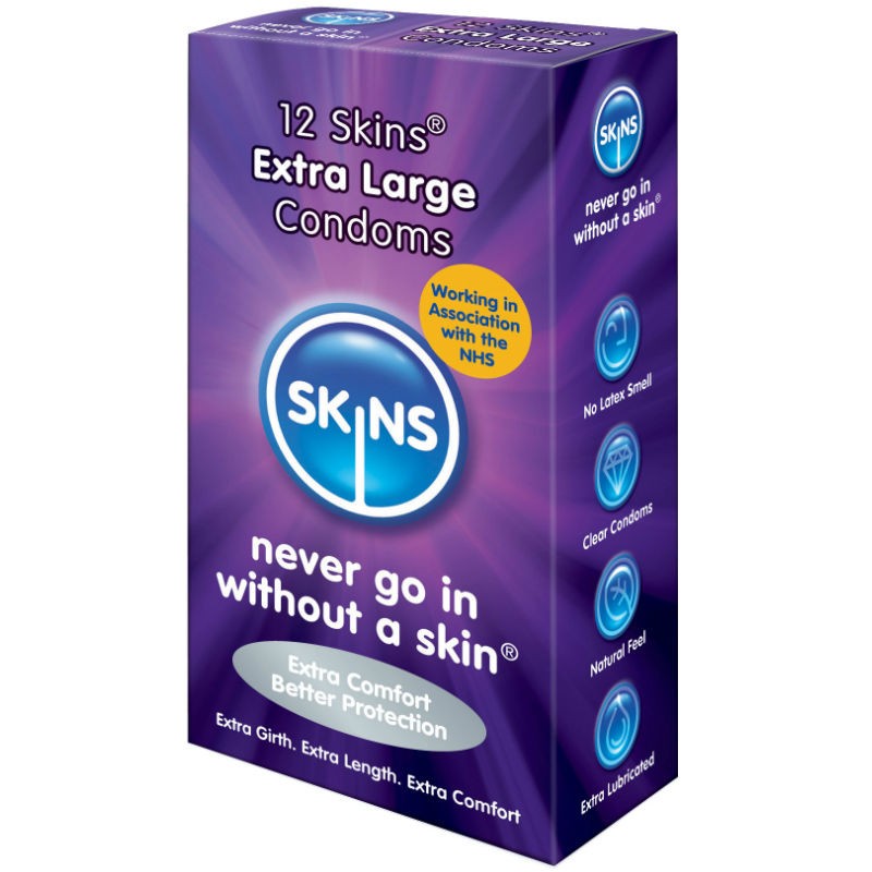 SKINS PRESERVATIVO XXL 12 UDS