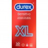 DUREX - PRESERVATIVOS SENSITIVO XL 10 UNIDADES