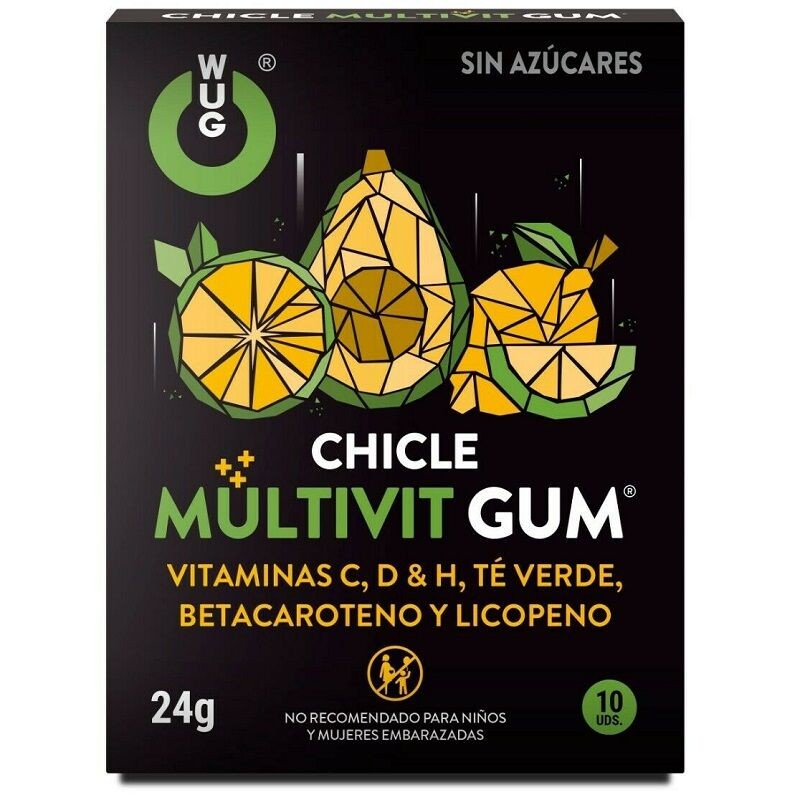 WUG CHICLE MULTIVIT GUM 10UDS