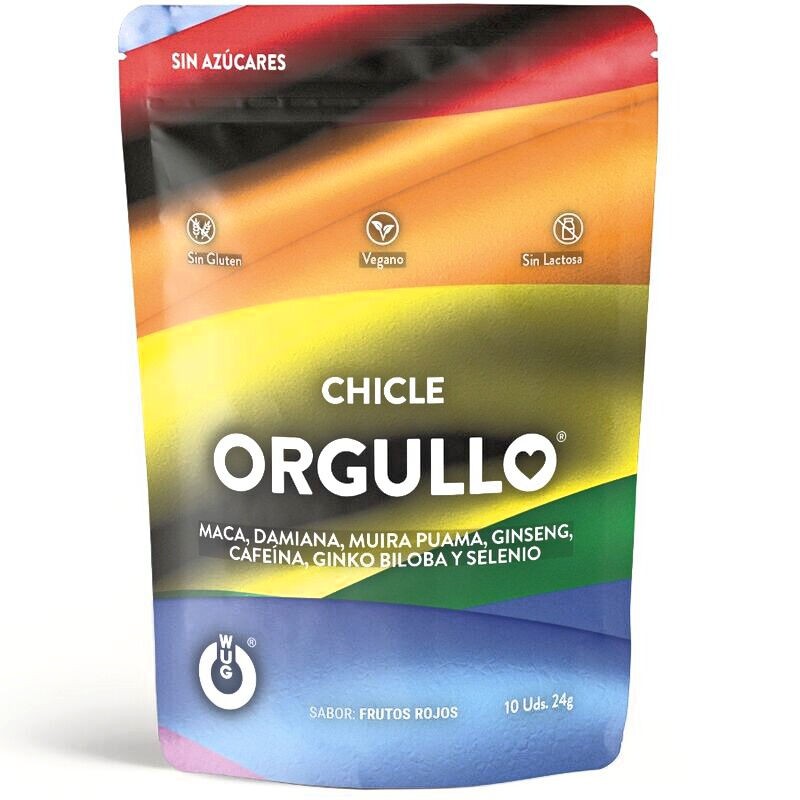 WUG GUM ORGULLO CHICLE PRIDE LGBT 10 UNIDADES