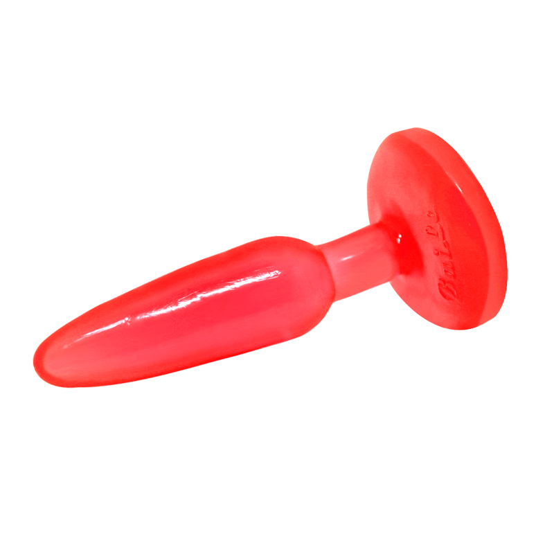 PLUG ANAL TACTO SUAVE ROJO 14.2