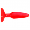 PLUG ANAL TACTO SUAVE ROJO 14.2