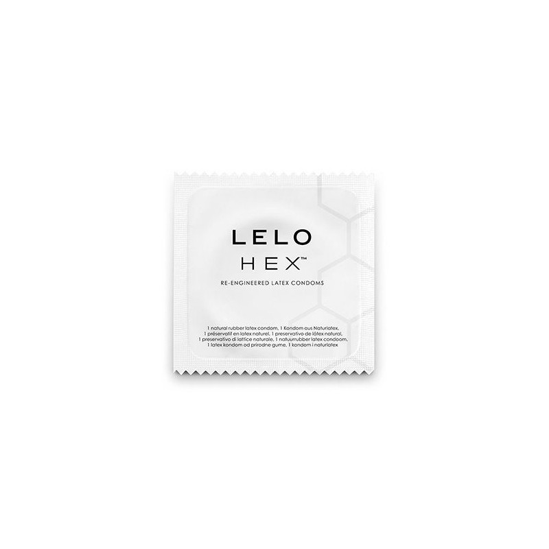 LELO HEX PRESERVATIVO CAJA 3 UDS