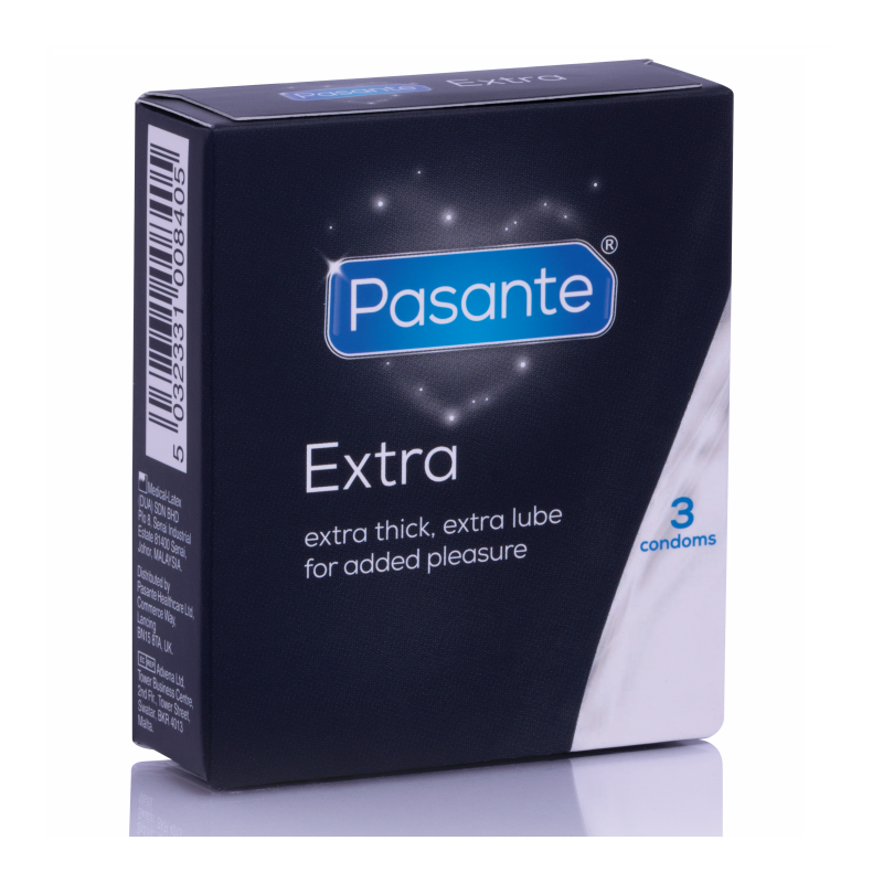 PASANTE EXTRA PRESERVATIVO EXTRA GRUESOS 3  UNIDADES