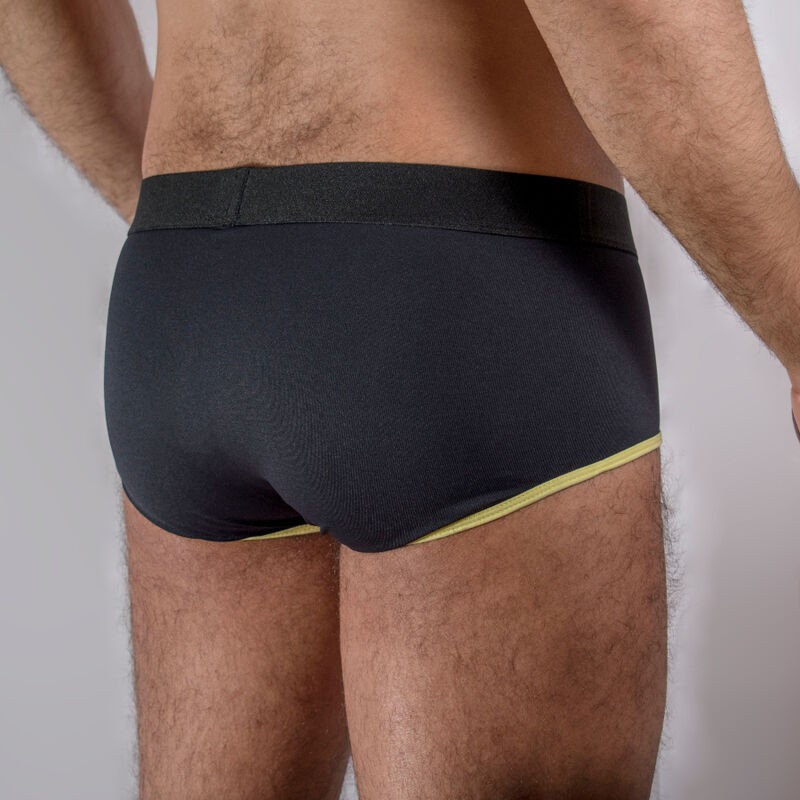 MACHO MS24A CALZONCILLO BRIEF DARK YELLOW S