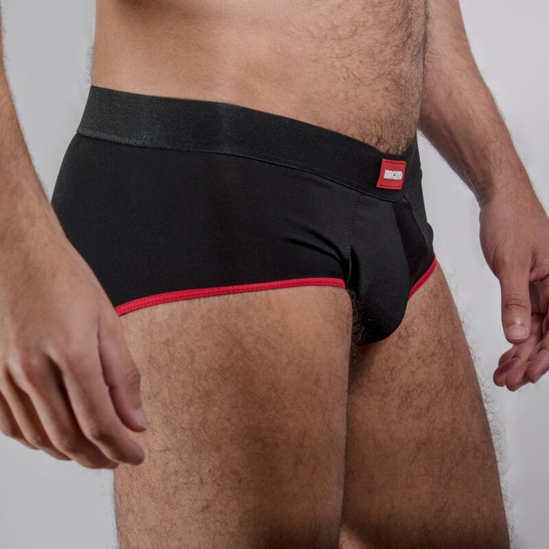 MACHO MS24R CALZONCILLO BRIEF DARK RED M