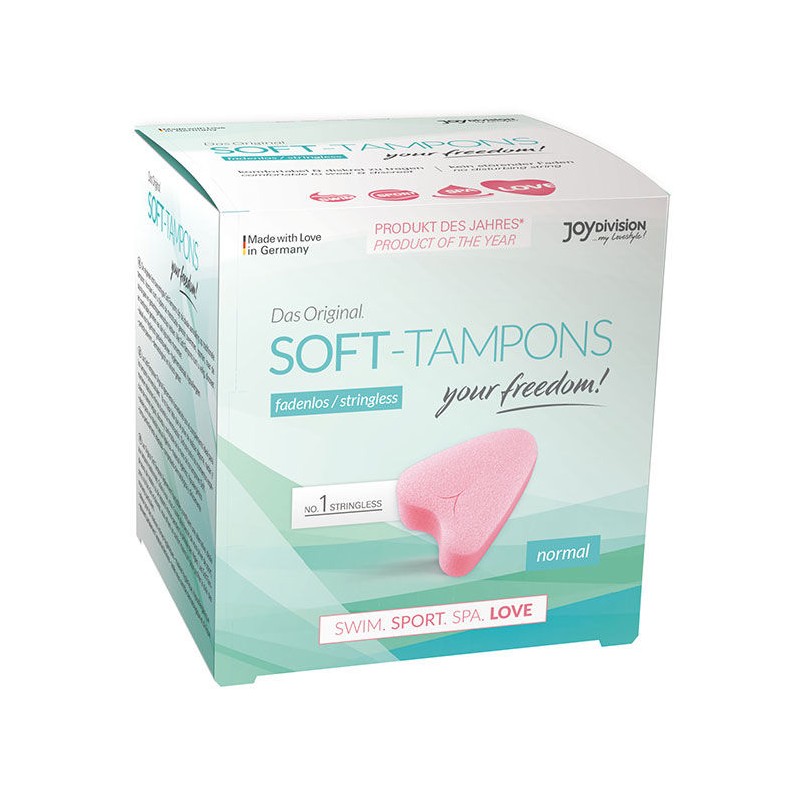 SOFT-TAMPONS TAMPONES ORIGINALES LOVE / 3UDS