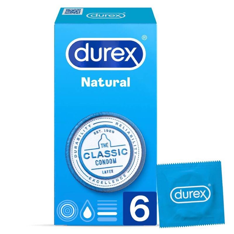 DUREX - NATURAL CLASSIC 6 UNIDADES