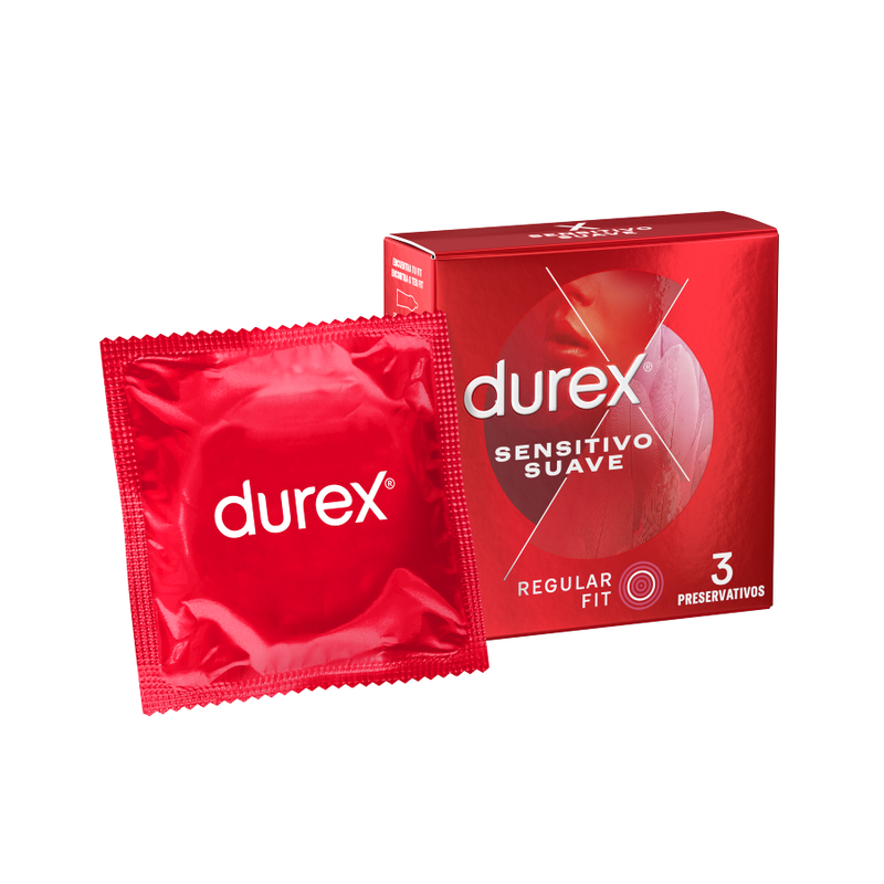 DUREX - SENSITIVO SUAVE 3 UNIDADES