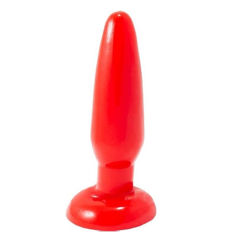 PLUG ANAL PEQUEÑO ROJO 15CM