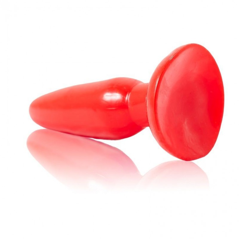 PLUG ANAL PEQUEÑO ROJO 15CM