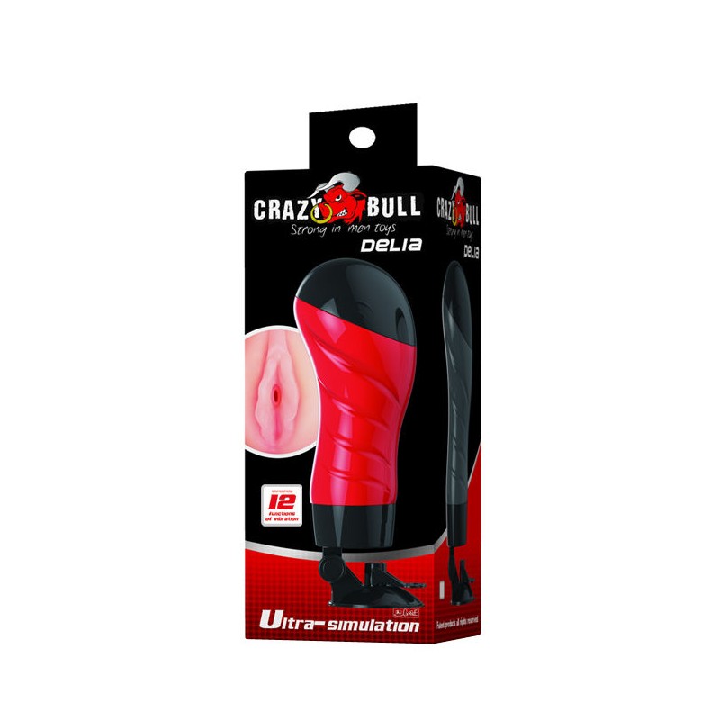 BAILE CRAZYFLORA VAGINA CON BASE MASTURBADOR VOZ