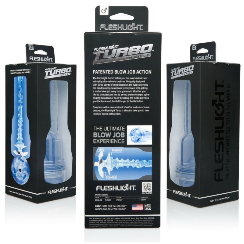 FLESHLIGHT TURBO THRUST BLUE ICE