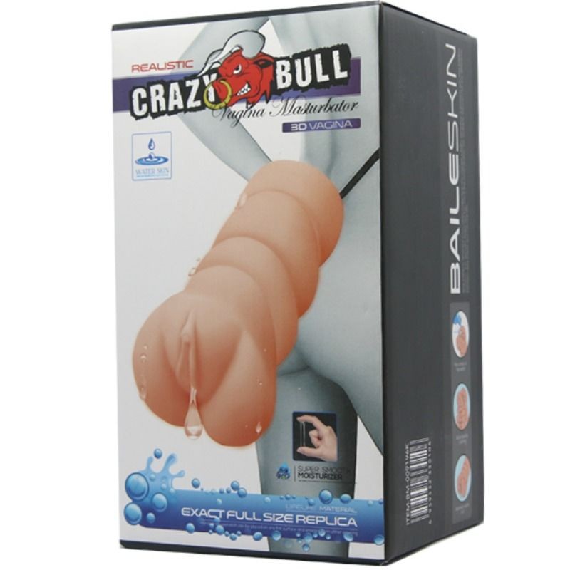 CRAZY BULL - MASTURBADOR WATER SKIN - MODELO VAGINA 3