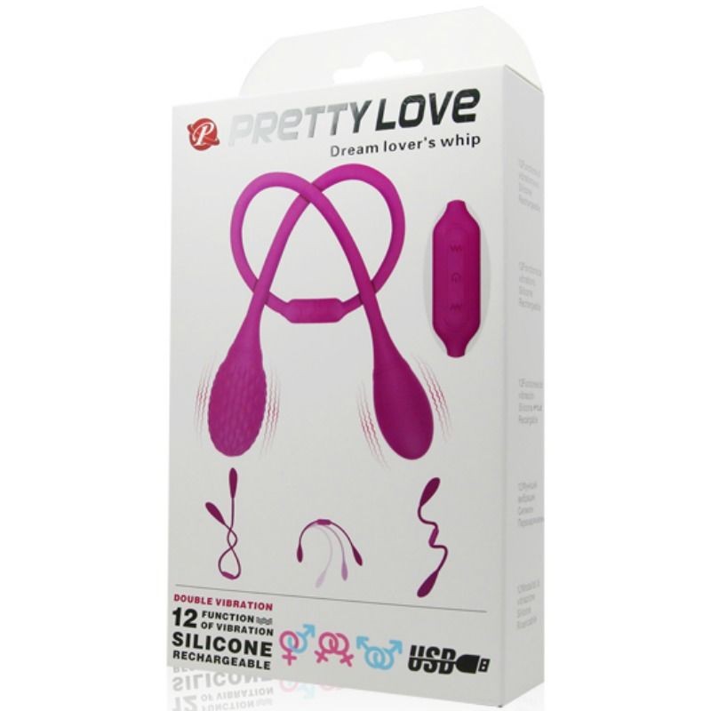 PRETTY LOVE ESTIMULADOR UNISEX DREAM LOVER'S WHIP 2