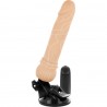 BASECOCK REALISTIC VIBRADOR CONTROL REMOTO NEGRO 19.5CM