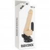 BASECOCK REALISTIC VIBRADOR CONTROL REMOTO NATURAL 18.5CM