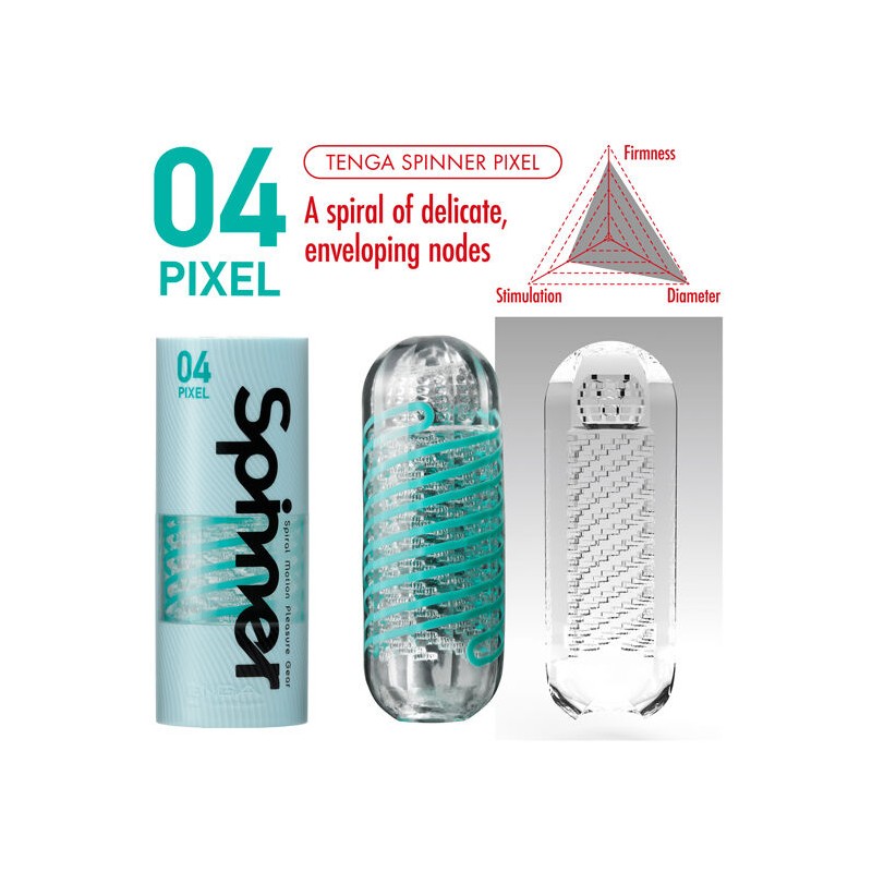 TENGA SPINNER MASTURBADOR PIXEL