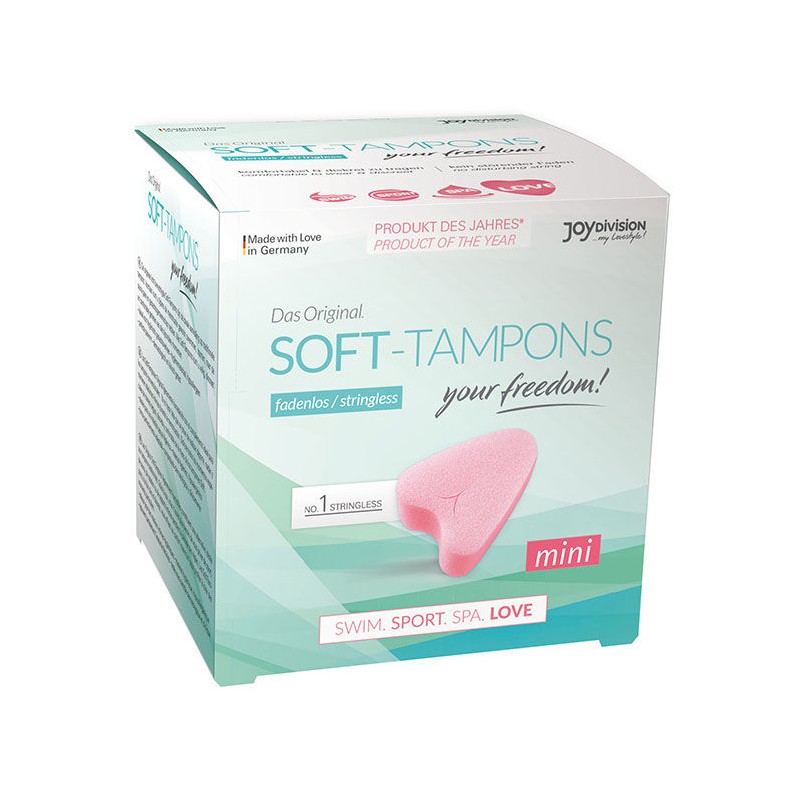 SOFT-TAMPONS TAMPONES ORIGINALES MINI LOVE / 3UDS