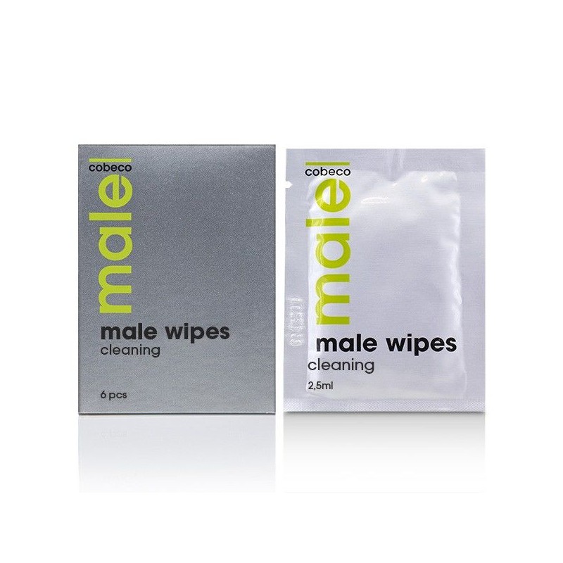 COBECO MALE WIPES TOALLITAS HIGIENICAS 6 X 2.5ML