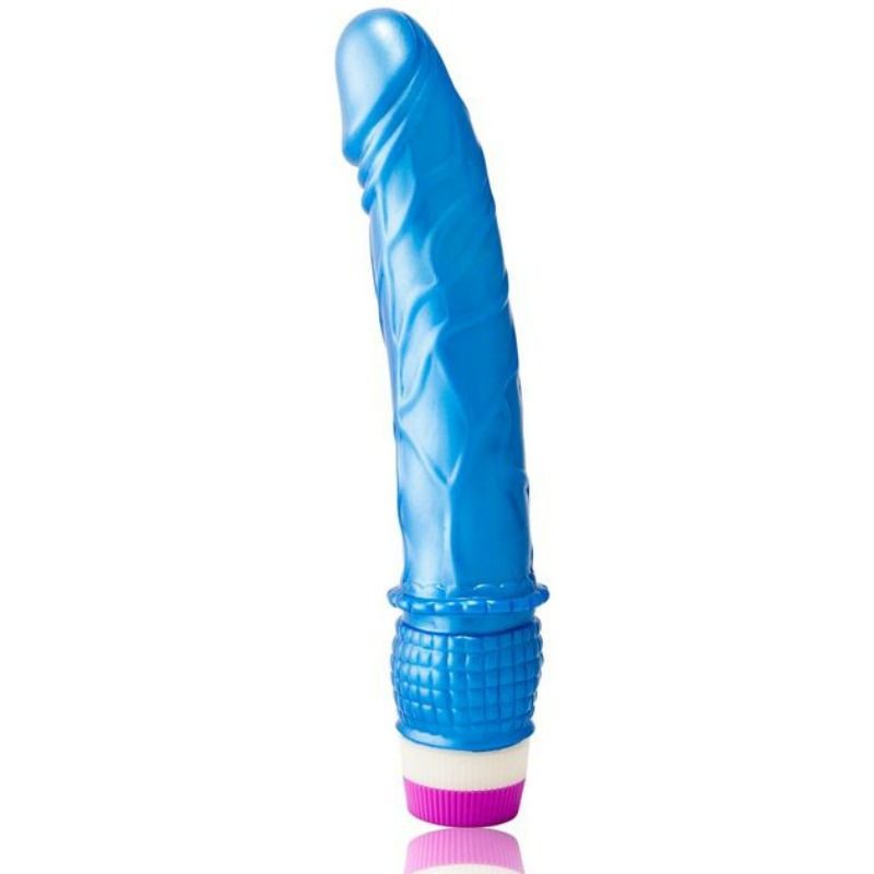 VIBRADOR AZUL REALISTICO 23 CM