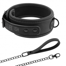 DARKNESS COLLAR BDSM CON CANDADO NEGRO