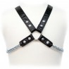 LEATHER BODY BUCKLES HARNESS