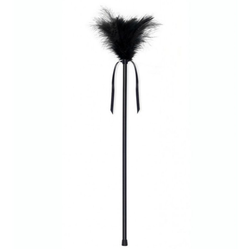 SECRETPLAY PLUMERO PLUMAS NEGRO 40CM