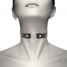 DARKNESS COLLAR CONFORTABLE DE POSTURA CON CADENA LEATHER