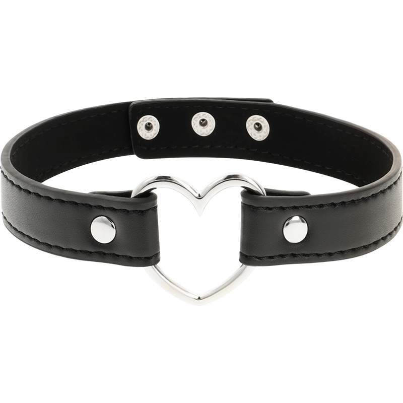 COQUETTE CHIC DESIRE COLLAR CUERO VEGANO ACCESORIO WOMAN CORAZÓN